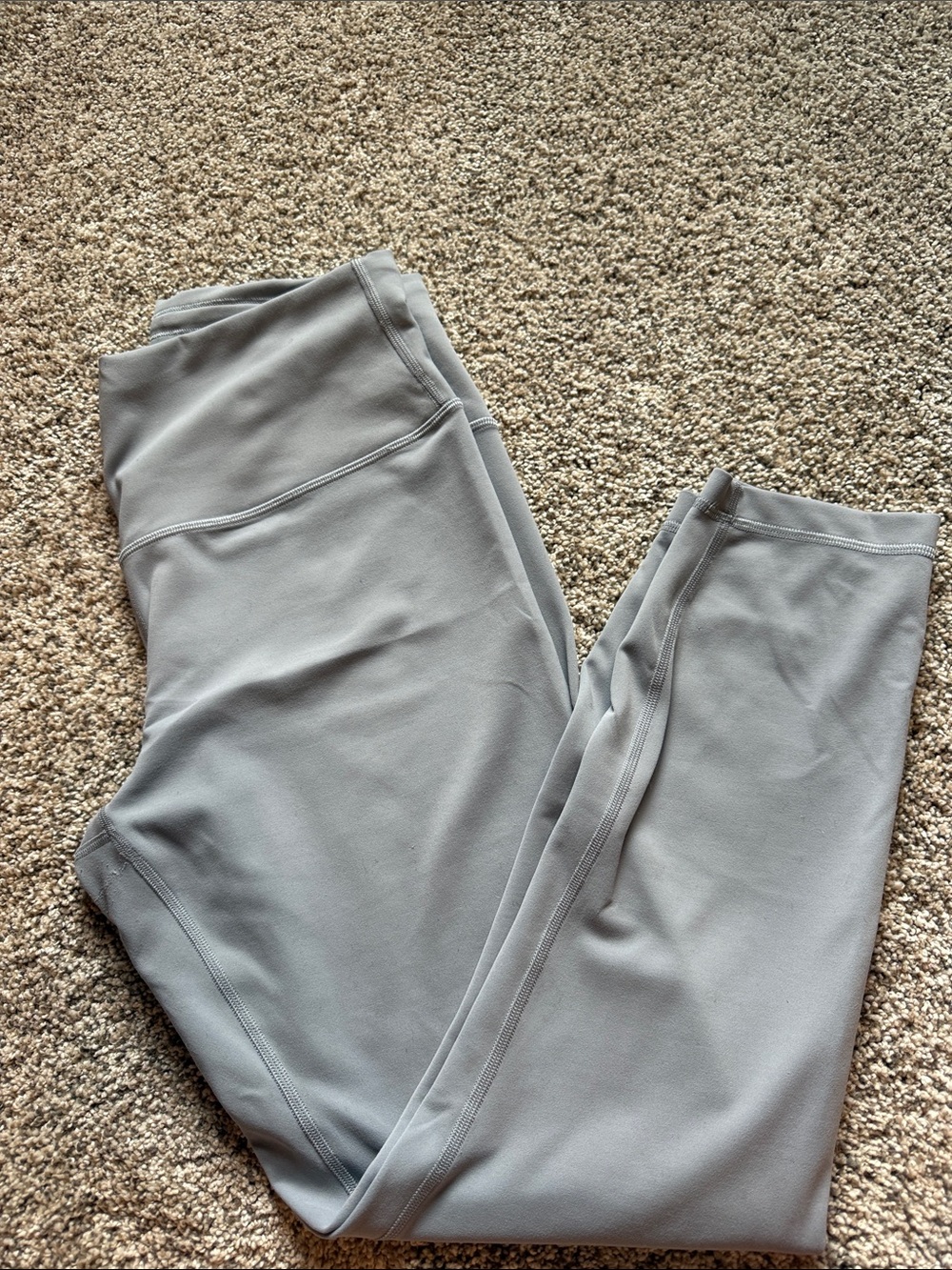 Lululemon grey soft leggings sz 12